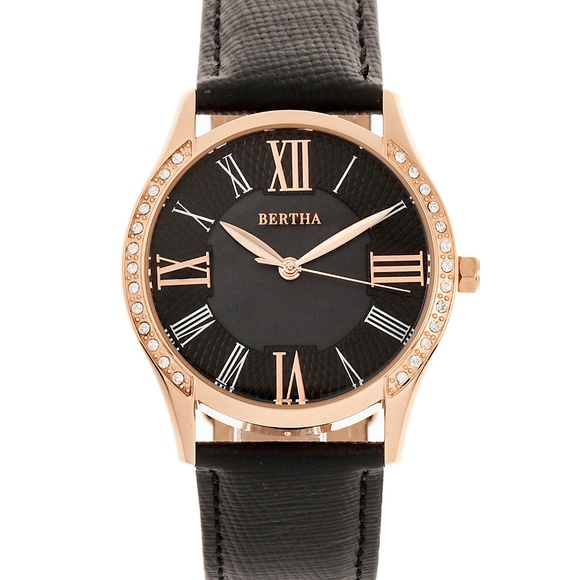 Classic Black Genuine Leather Band Watch main image 4